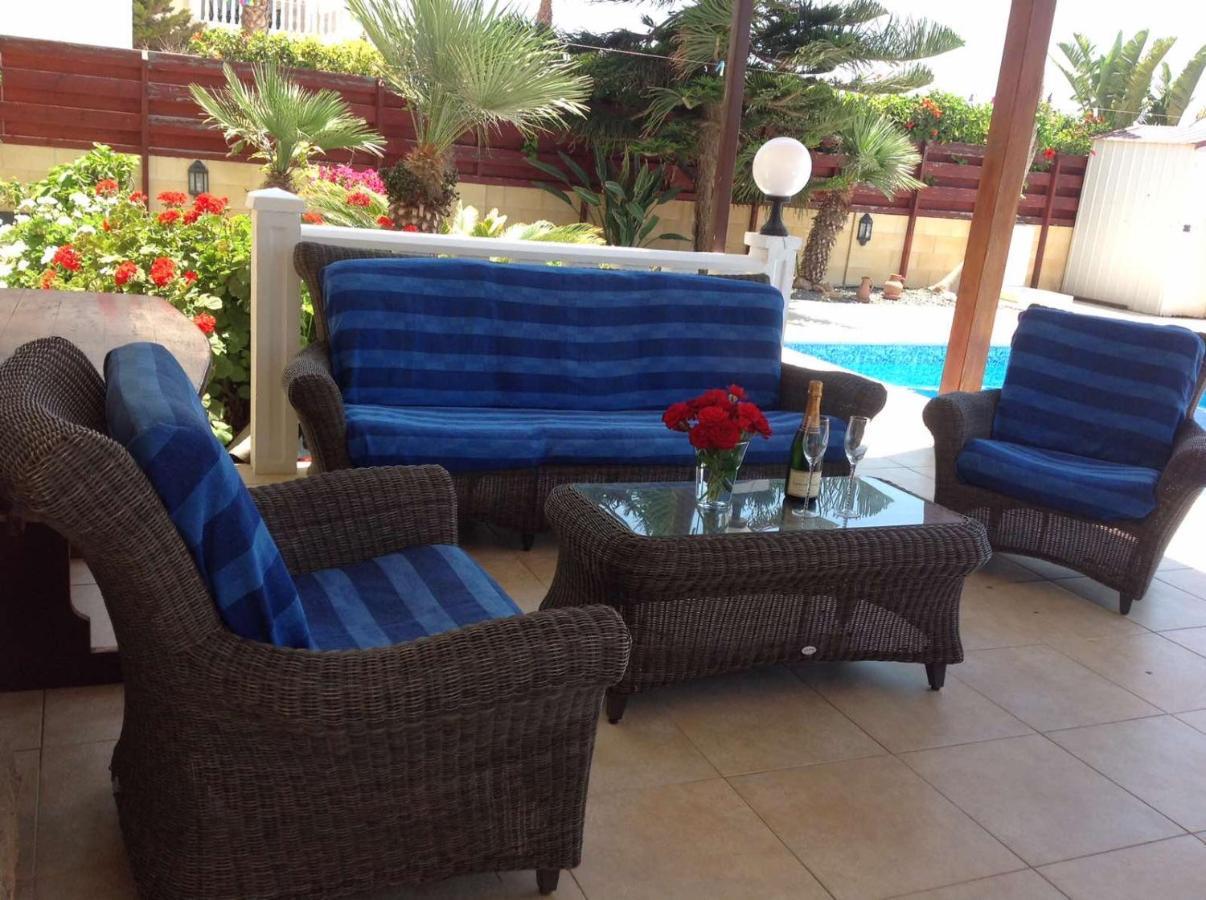 Carolyn Villa Is A Luxury 4-Bedroom Villa With Private Pool In Ajia Napa Zewnętrze zdjęcie